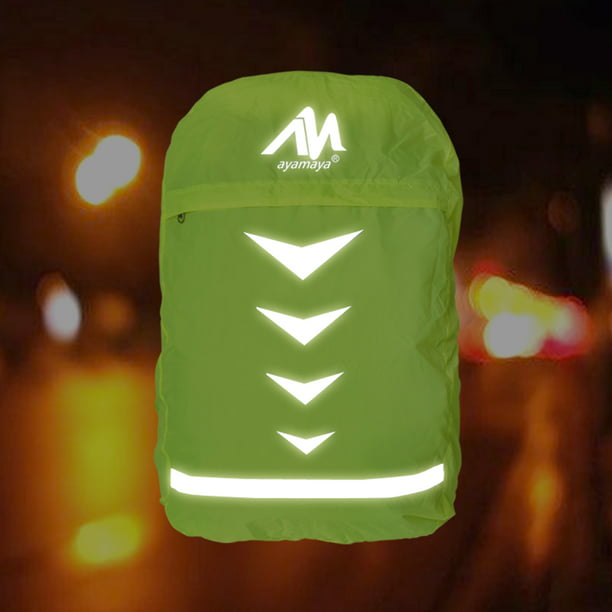 Reflective Backpack Cover Sport Bag Cover Rain Cover Dustproof Waterproof Cofw